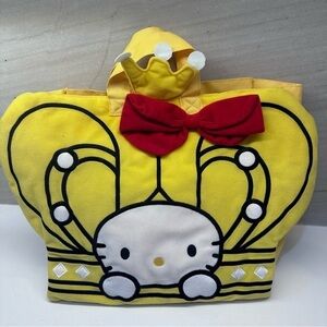 HELLO KITTY PUFFY TOTE BAG  WITH BOW MCDONALDS COLLECTABLE BRAND NEW